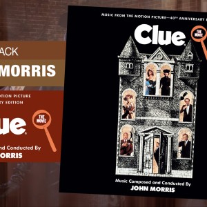 La musique de ‘Clue’ composée par l’excellent John Morris, ressort chez La-La Land Records dans une édition limitée à 1000 exemplaires