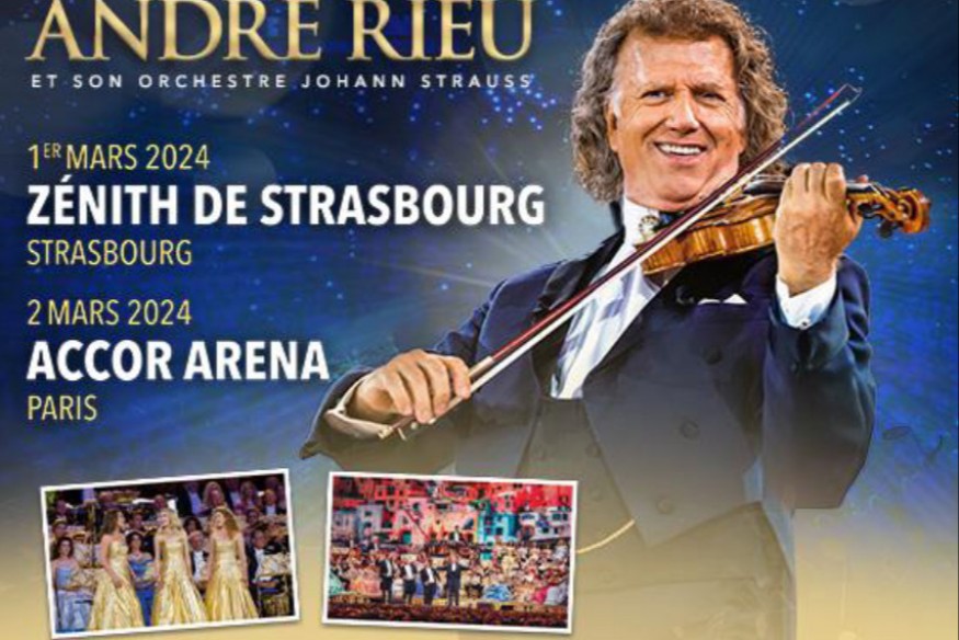 André Rieu et son orchestre, de retour en France en 2024 pour deux dates !