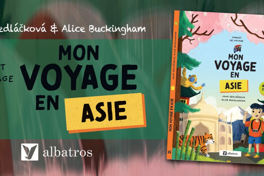 Découvrez "Mon voyage en Asie", un carnet de voyage signé Jana Sedlácková et Alice Buckingham sorti chez Albatros le 9 avril…